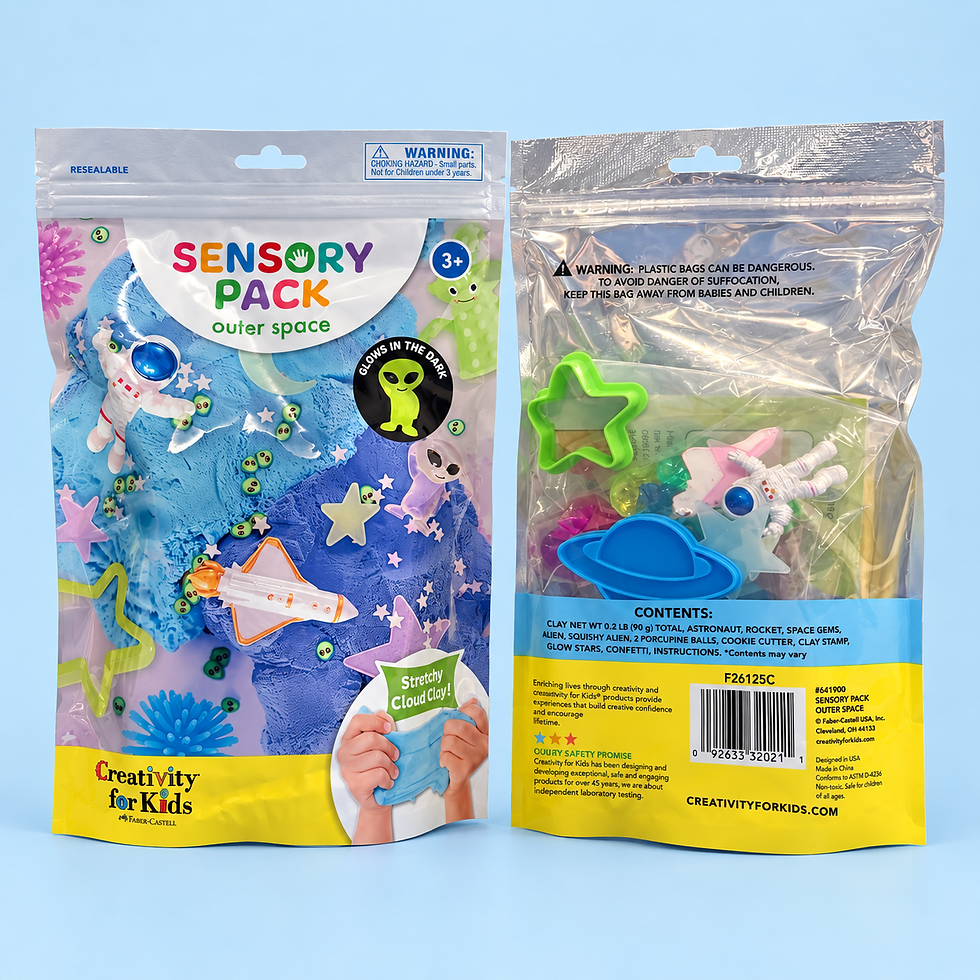 outer space sensory kit