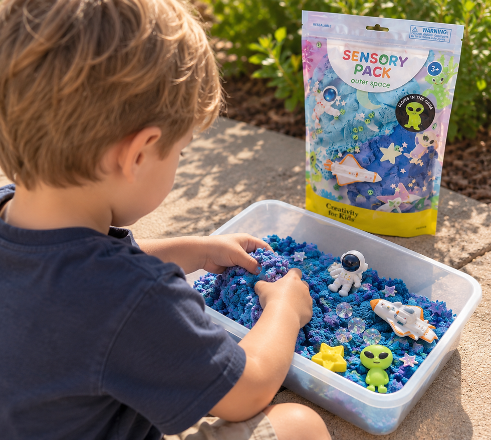 outer space sensory kit