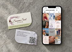Sonoma Soul Studio IG and Business Card