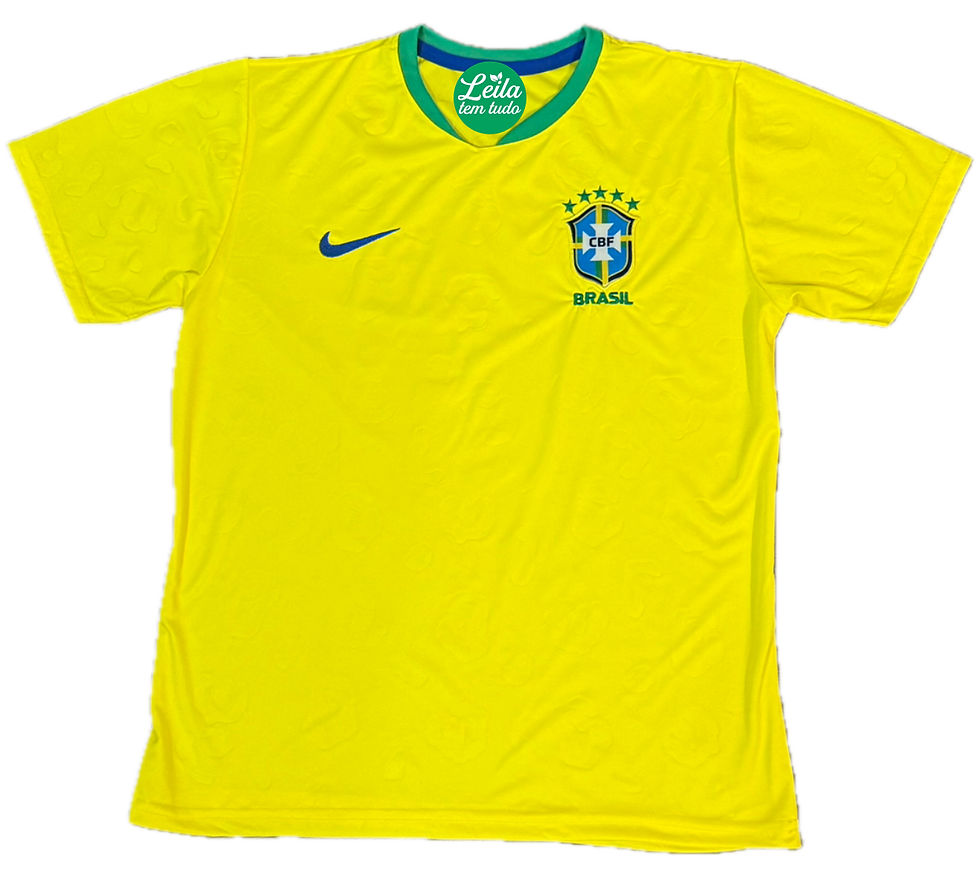 ✔️Camisa do Brasil da seleção Brasileira. Torcedor Bordado.