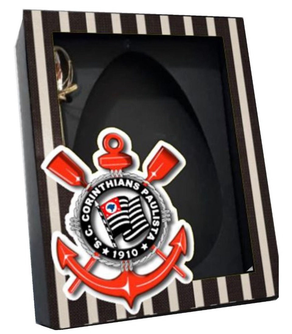 1 Caixa de Ovo de Páscoa do Corinthians 350gramas