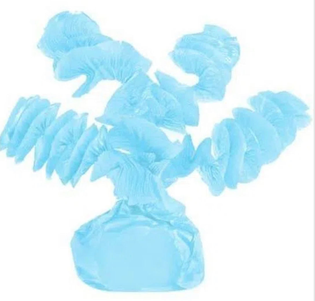 PAPEL PARA BALAS ROCOCÓ AZUL CLARO - 40 UN