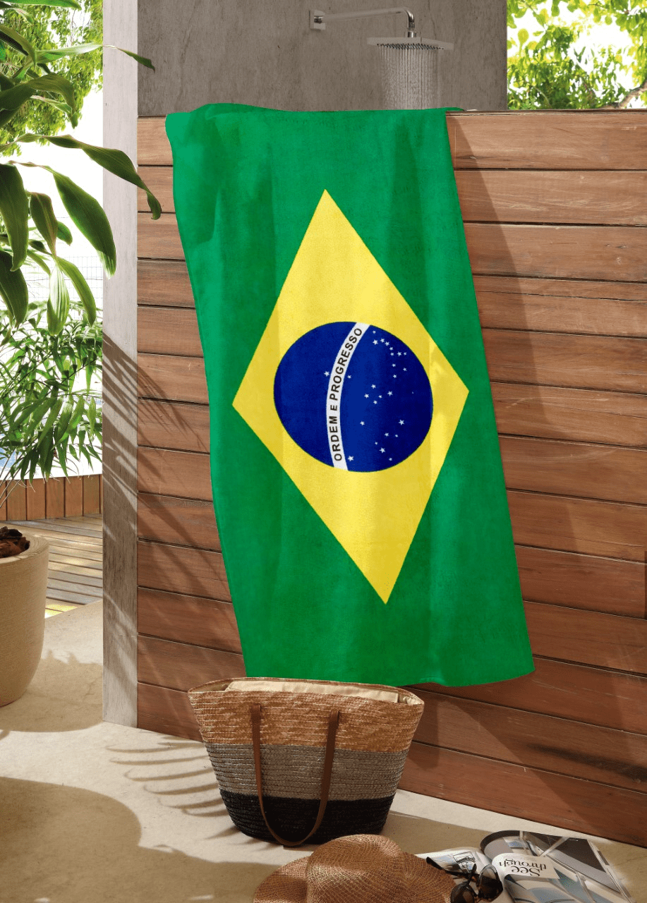 1 Toalha De Banho do Brasil.