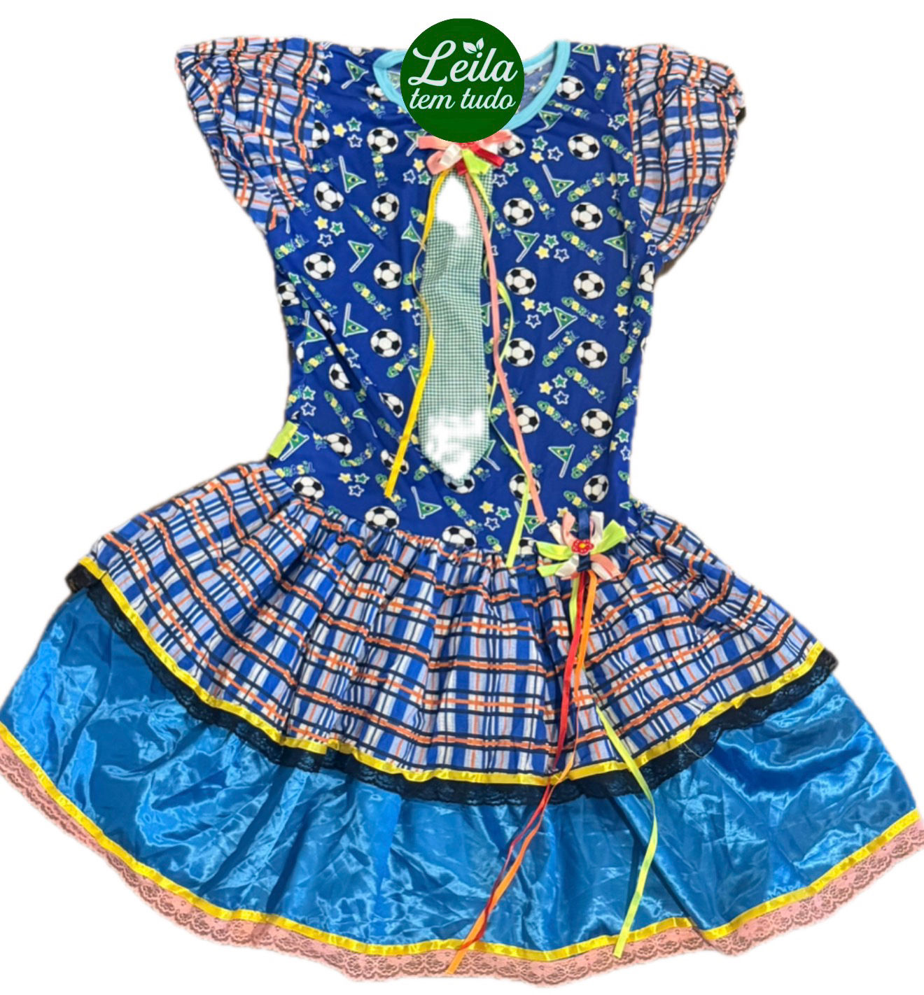 #Vestido para festa Junina tamanho GG 14/16 UK adulto.