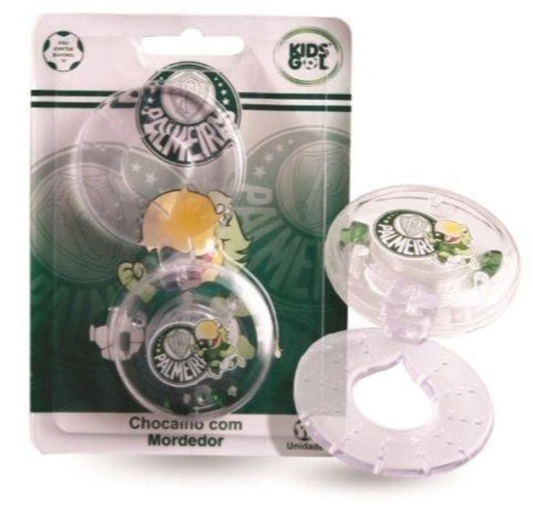 ✔️Chocalho Mordedor Palmeiras Kids Gol