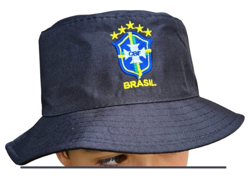  Boné, Chapéu, Bucket, Hat do Brasil Bordado.