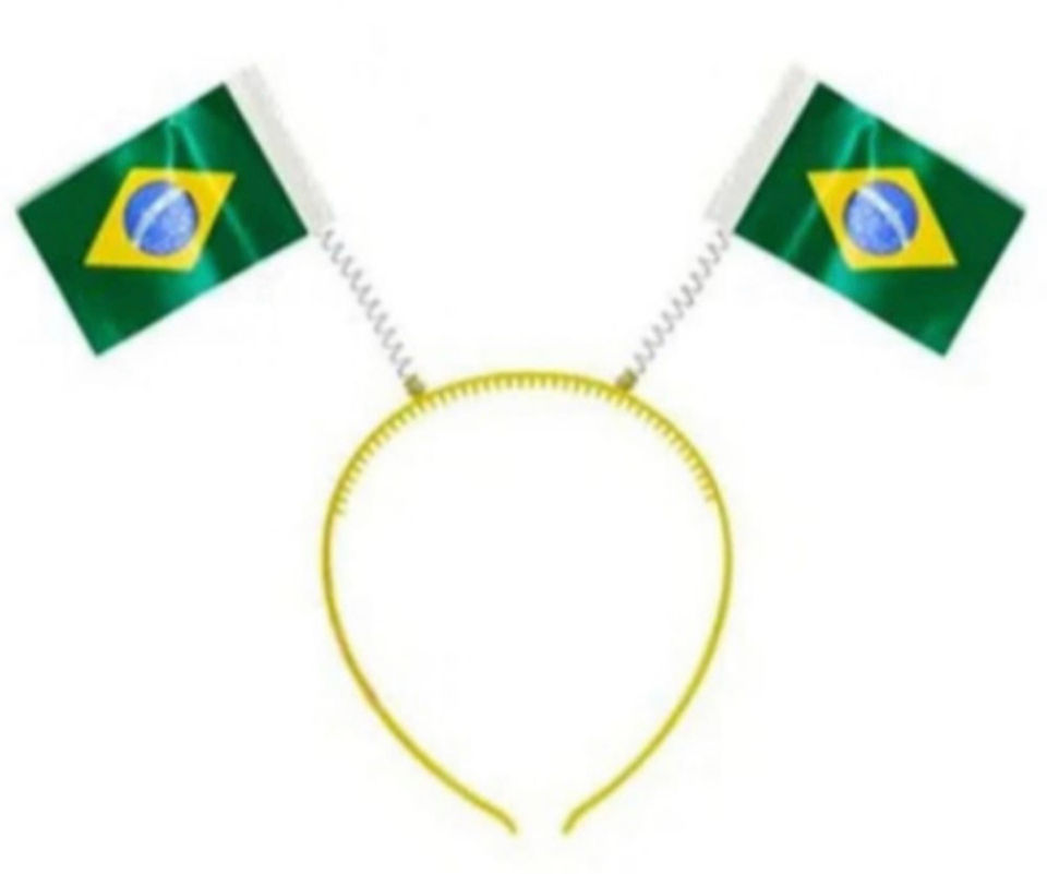1 Tiara Bandeira Do Brasil Copa Do Mundo.