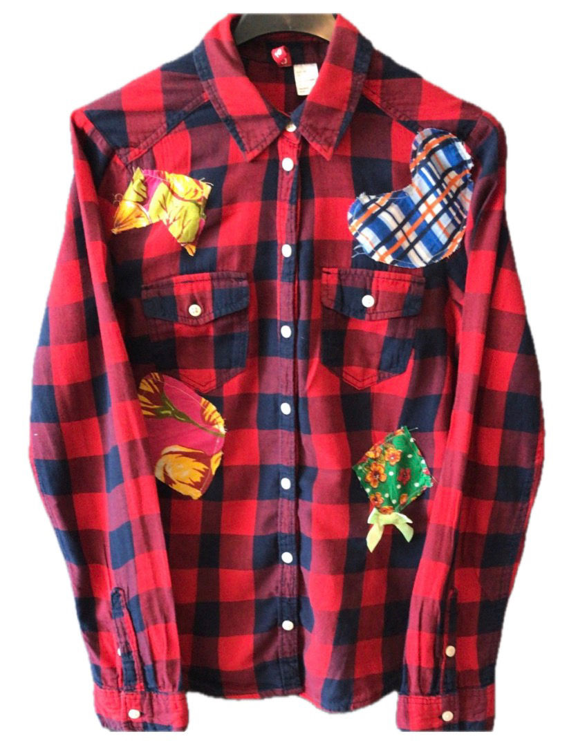 #Camisa para festa Junina. Tamanho 10 anos. 
