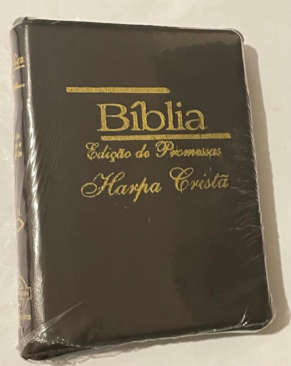 Miniatura: 1 Bíblias Sagrada Edição Promessas Brochura - Tamanho Pequeno  Marron