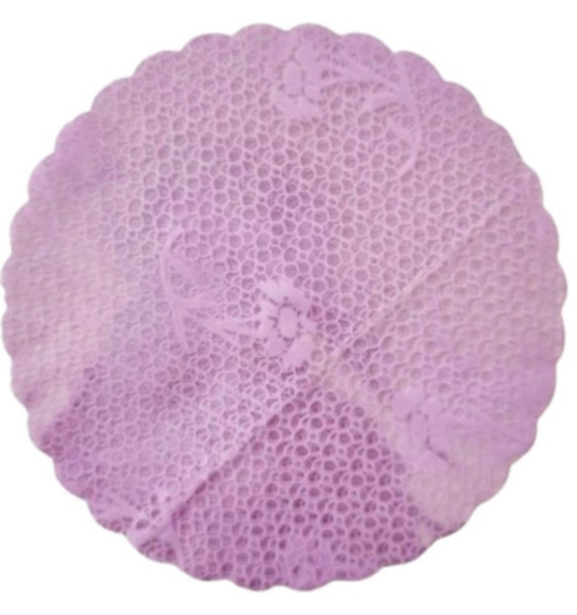 ✔️100unds Tapetinho para doces forminhas fundo rendado 7cm. Lilás