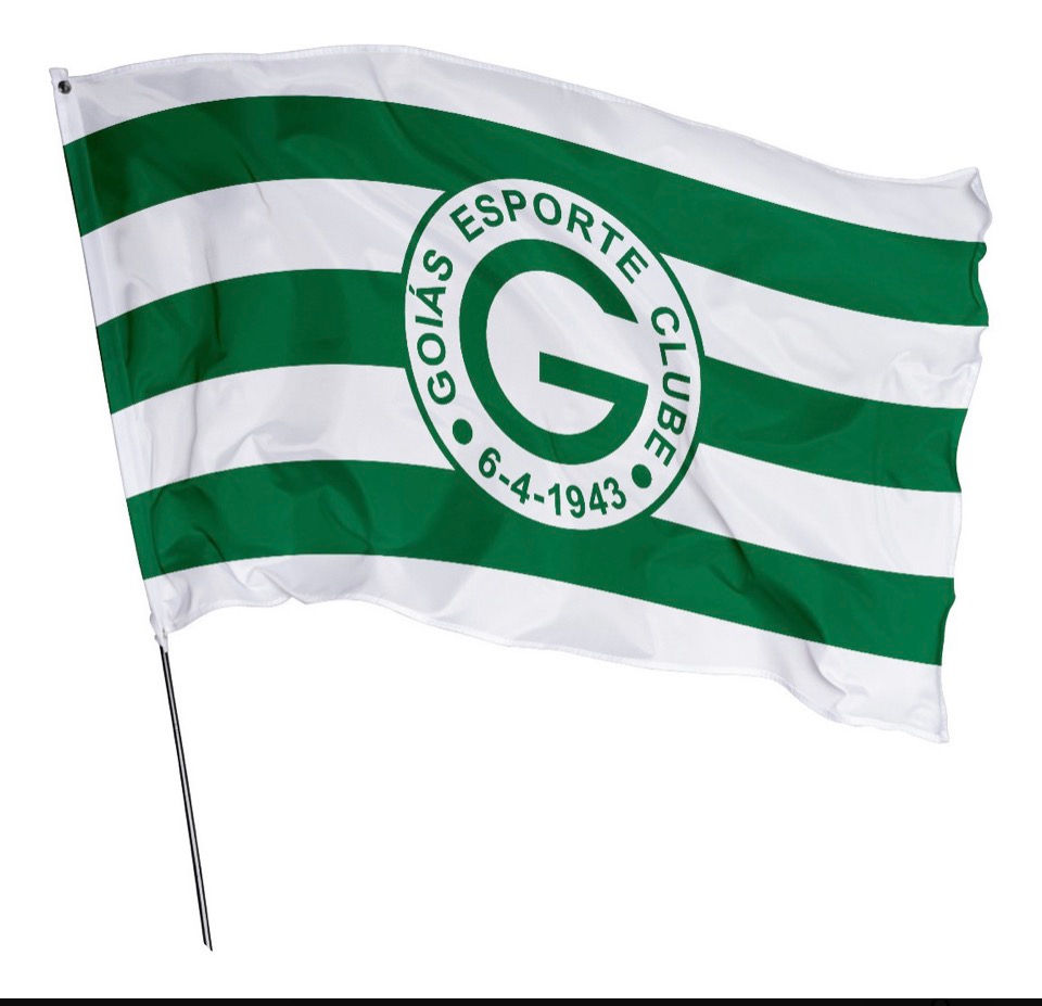 ✔️Bandeira do Goiás Esporte Clube 1,45m X 1m.