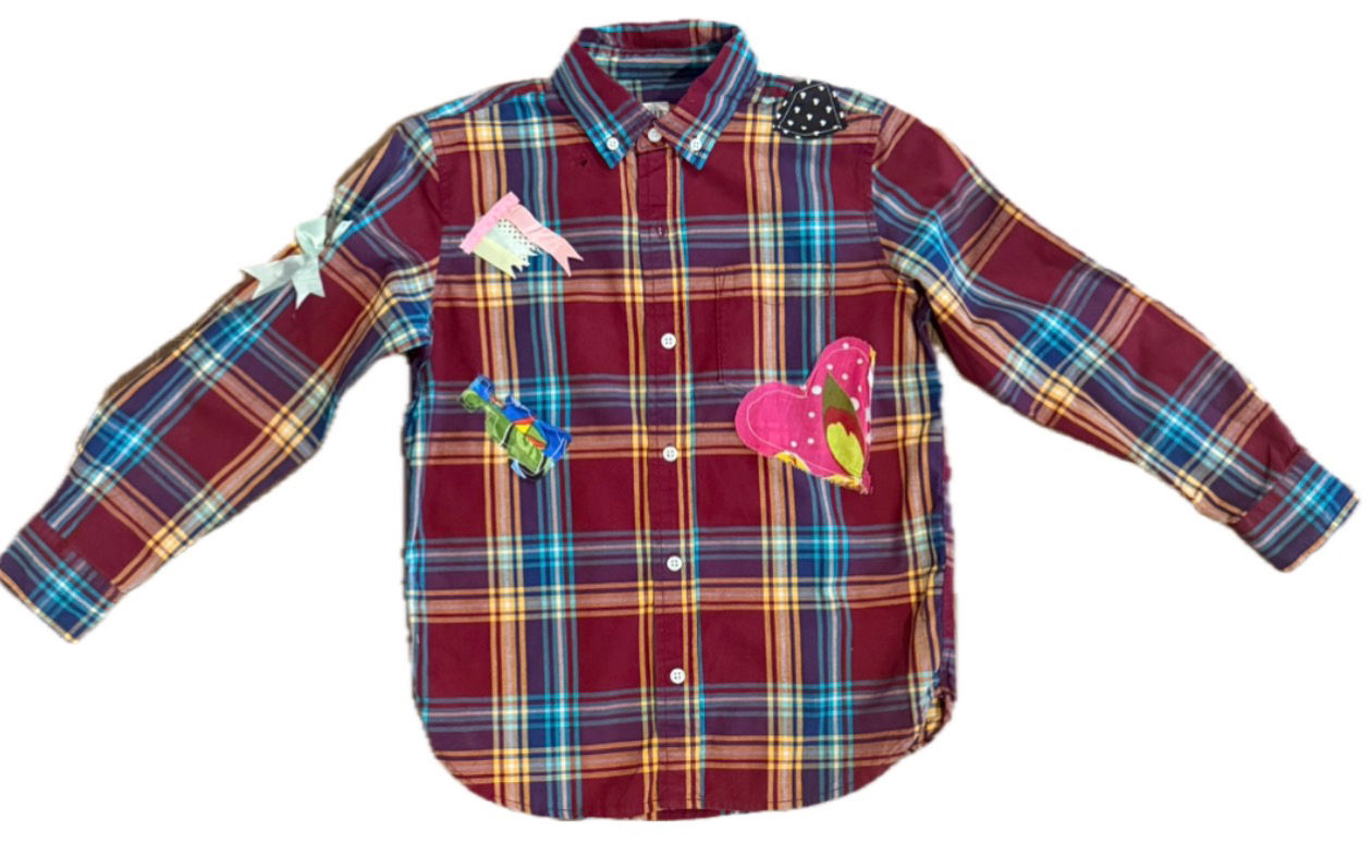 #Camisa para festa Junina. Tamanho 10/11 anos. 