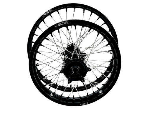 KTM/Husqvarna/GasGas Mini Wheel Set - Black Hub/Nipples | Wheel Worx