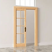 wooden door frame