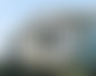 Neoclassical building with tall columns and American flag, set against a clear blue sky. Flowers and a lamp post in the foreground.