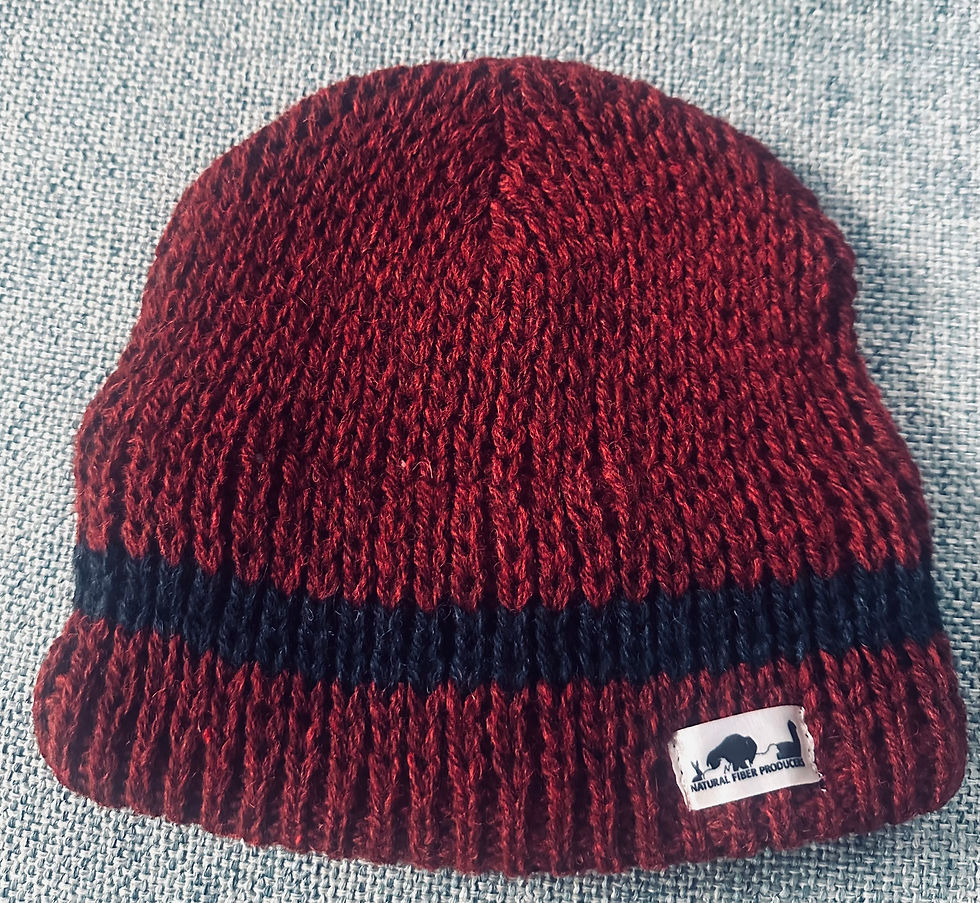 Thumbnail: Fleece Lined Beanie: Yeti or Classic Stripe