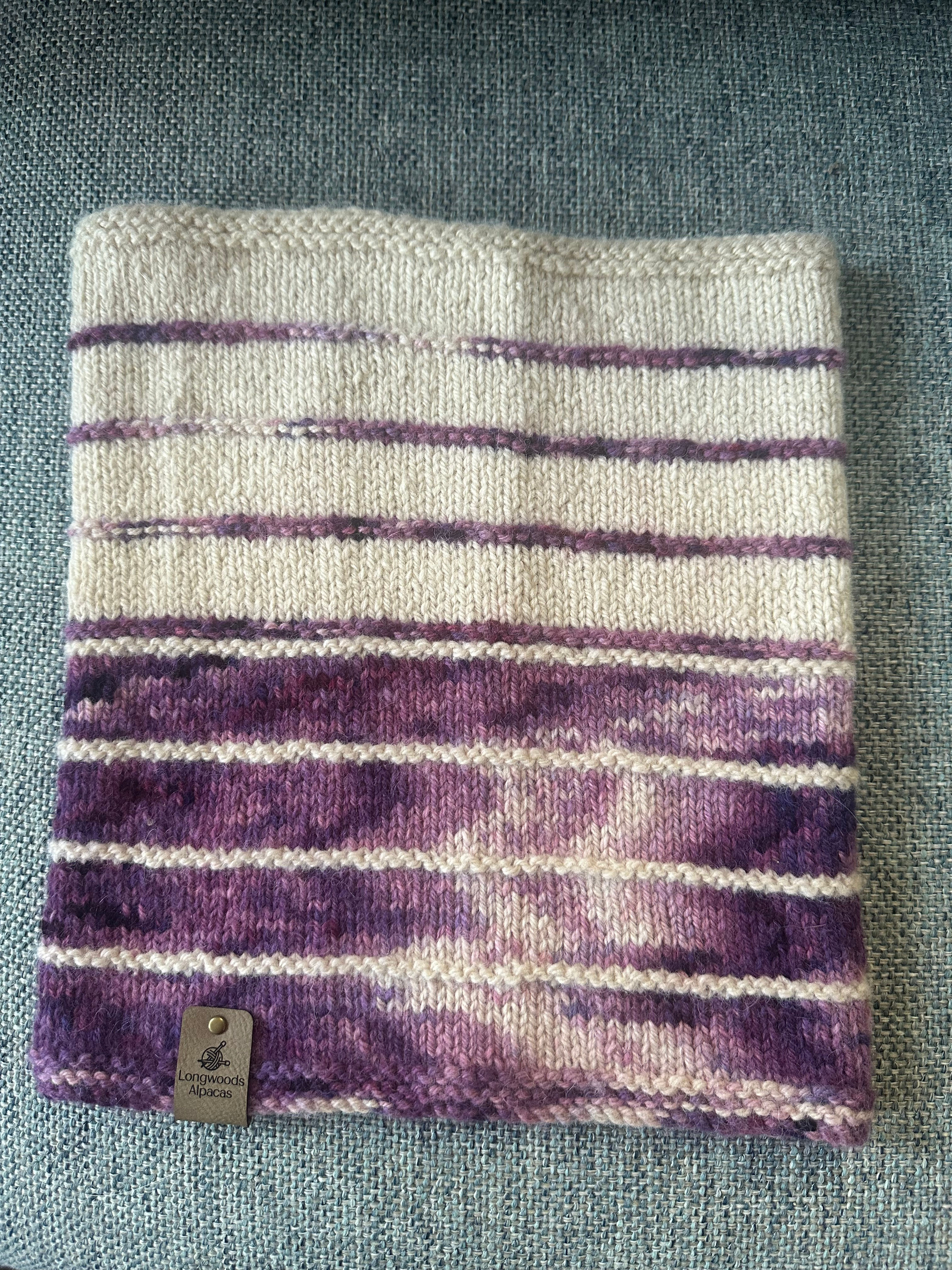 PurlStripe Cowl