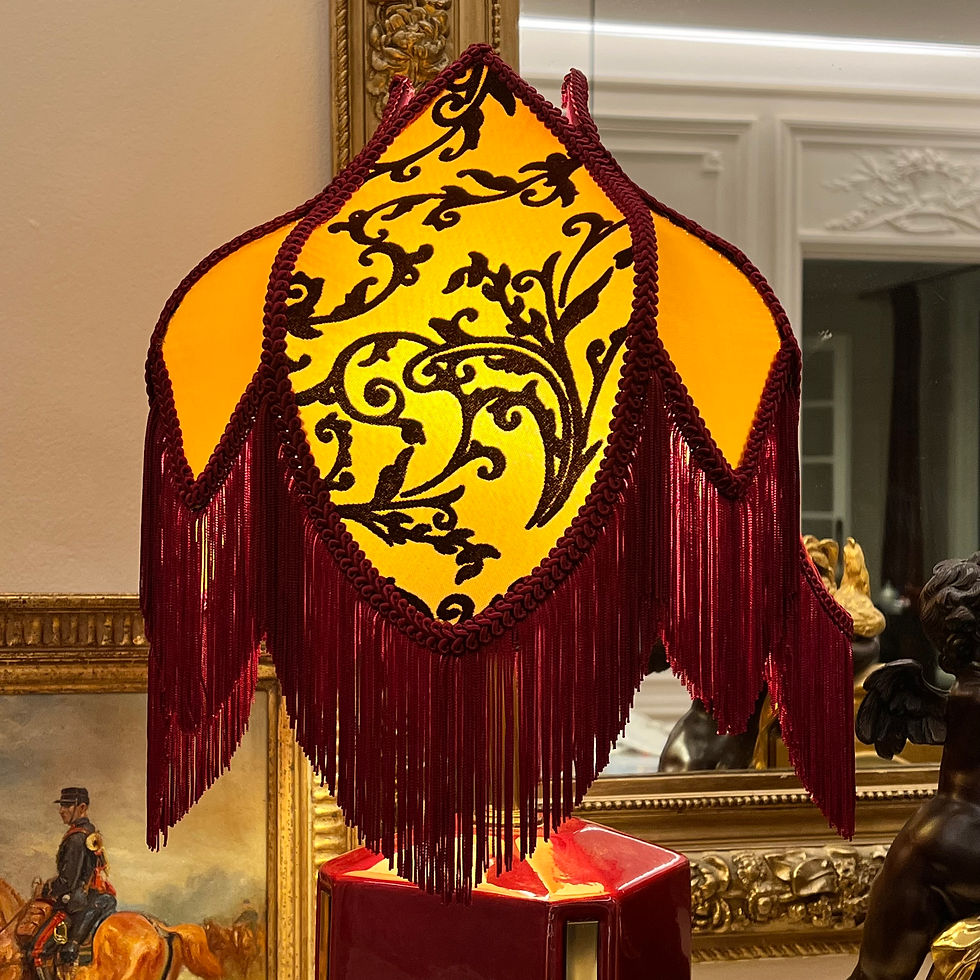 Miniature : Abat-jour victorien