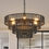 Thumbnail: Rustic 4-Tier Black Hemp Rope Chandelier