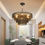 Thumbnail: Rustic 4-Tier Black Hemp Rope Chandelier