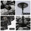 Thumbnail: Rustic 5-Tier Black Hemp Rope Chandelier Boho Farmhouse Ceiling