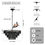 Thumbnail: Rustic 4-Tier Black Hemp Rope Chandelier
