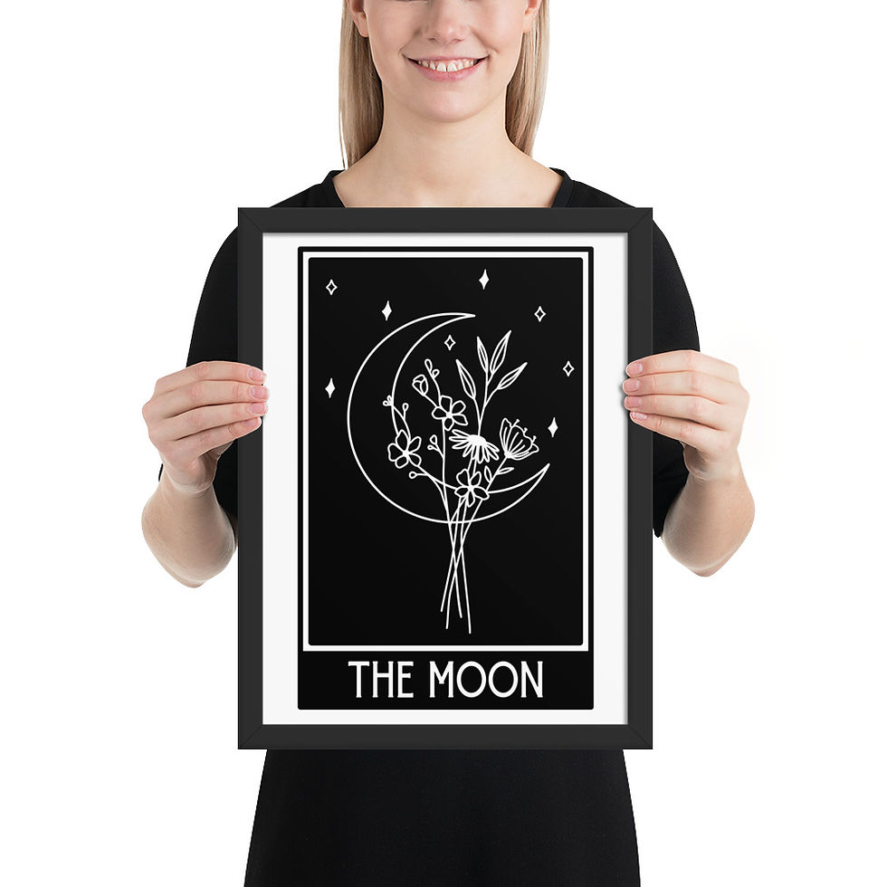Thumbnail: Framed poster - The Moon