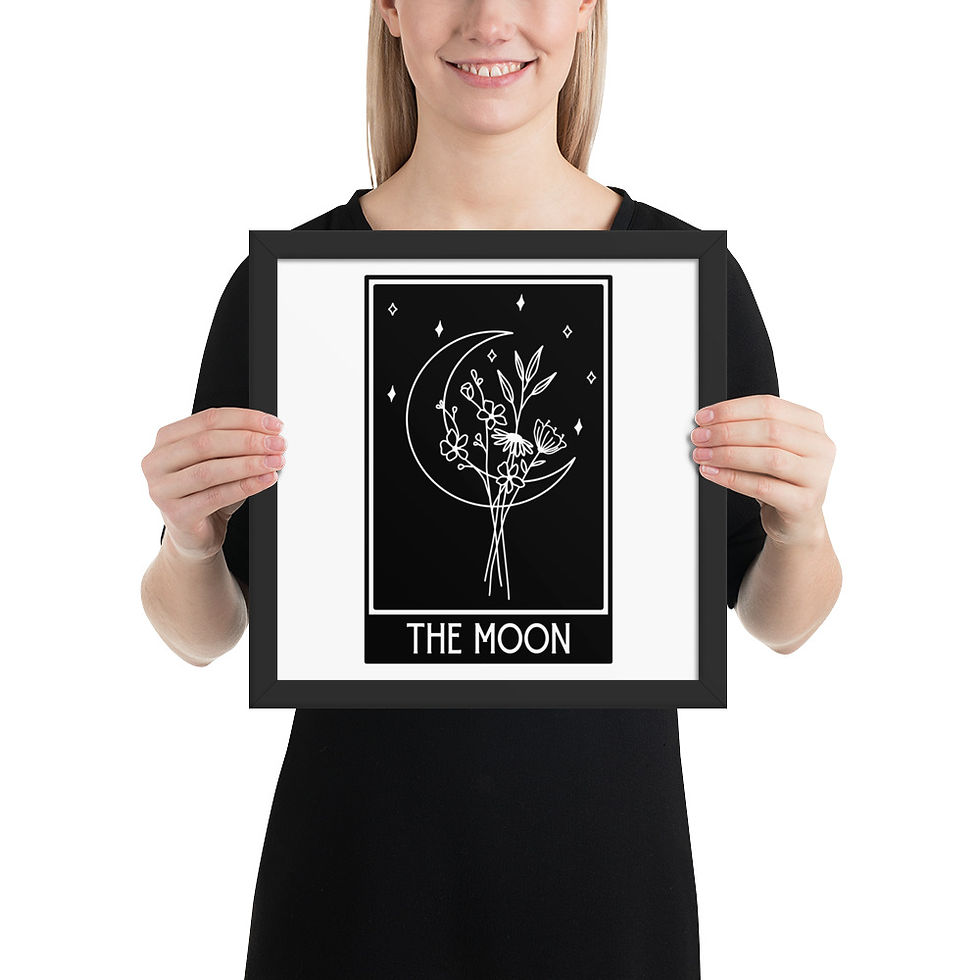 Thumbnail: Framed poster - The Moon