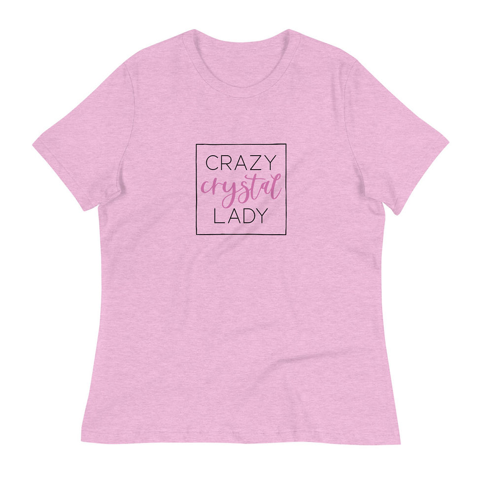 Thumbnail: Women's Relaxed T-Shirt - Crazy Crystal Lady