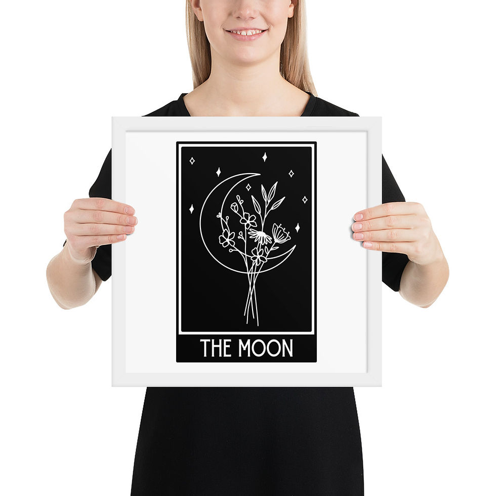 Thumbnail: Framed poster - The Moon