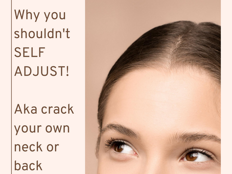 Why you shouldn't self adjust