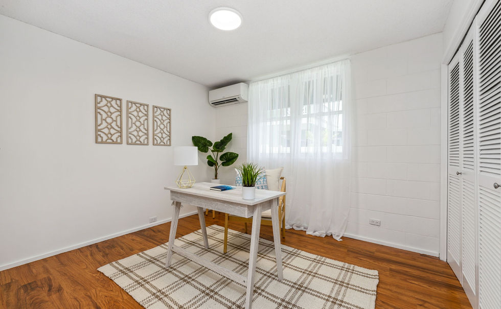 Bright and airy home adorned with beach-themed decor.