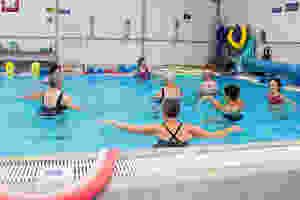 Hydrotherapy class at Newcastle Aquatic.