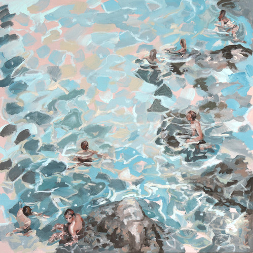 Ensplin File Blue Ripples | Lauren Esplin Artist