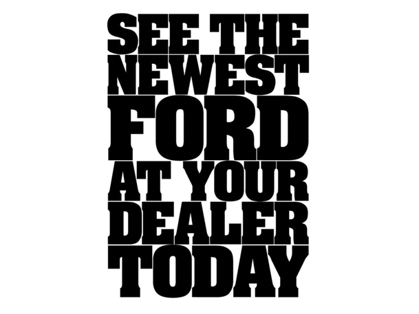Typography - Ford