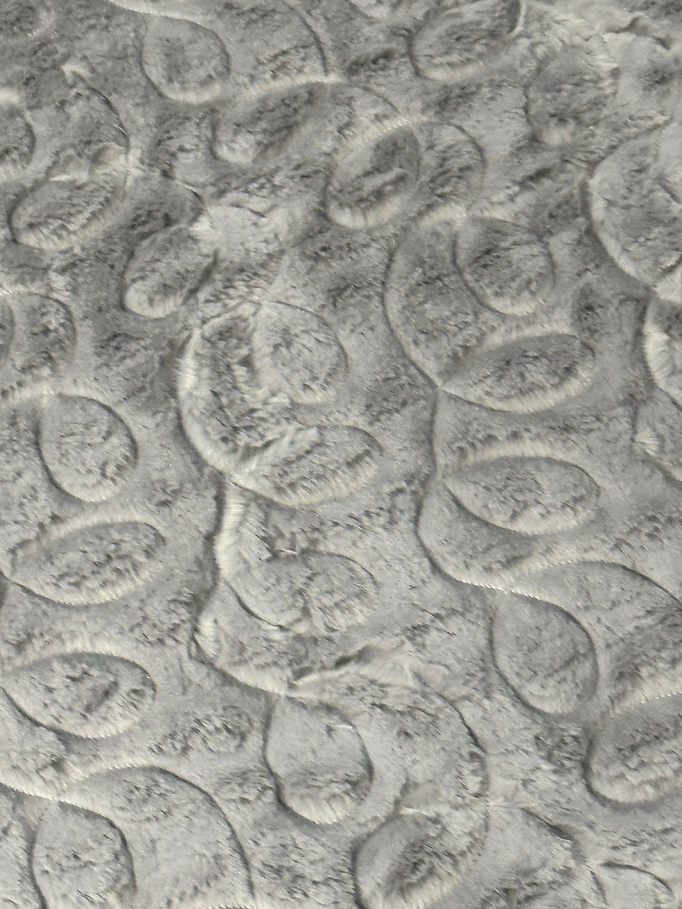 Stitching on minky fabric