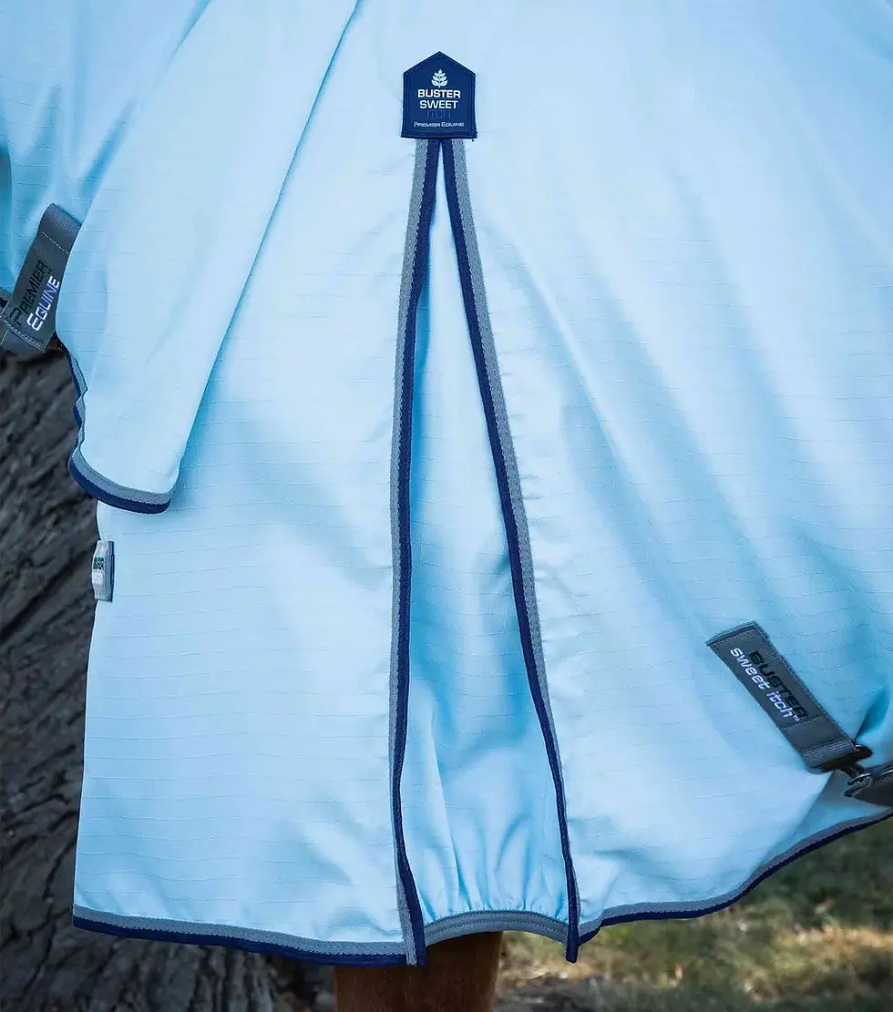 Thumbnail: Premier Equine Sweet Itch Fly Rug with Surcingles/Belly Strap