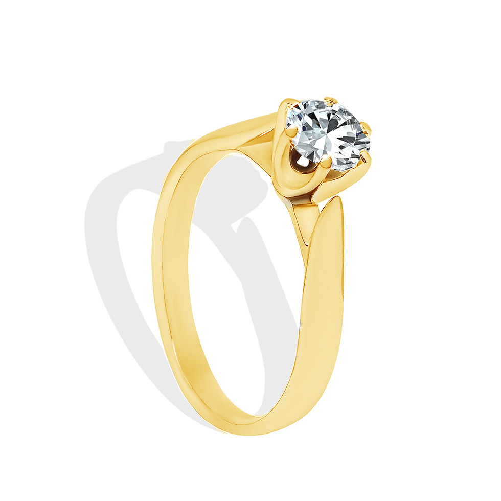 Прев'ю: Каблучка "Монако" колір червоне золото