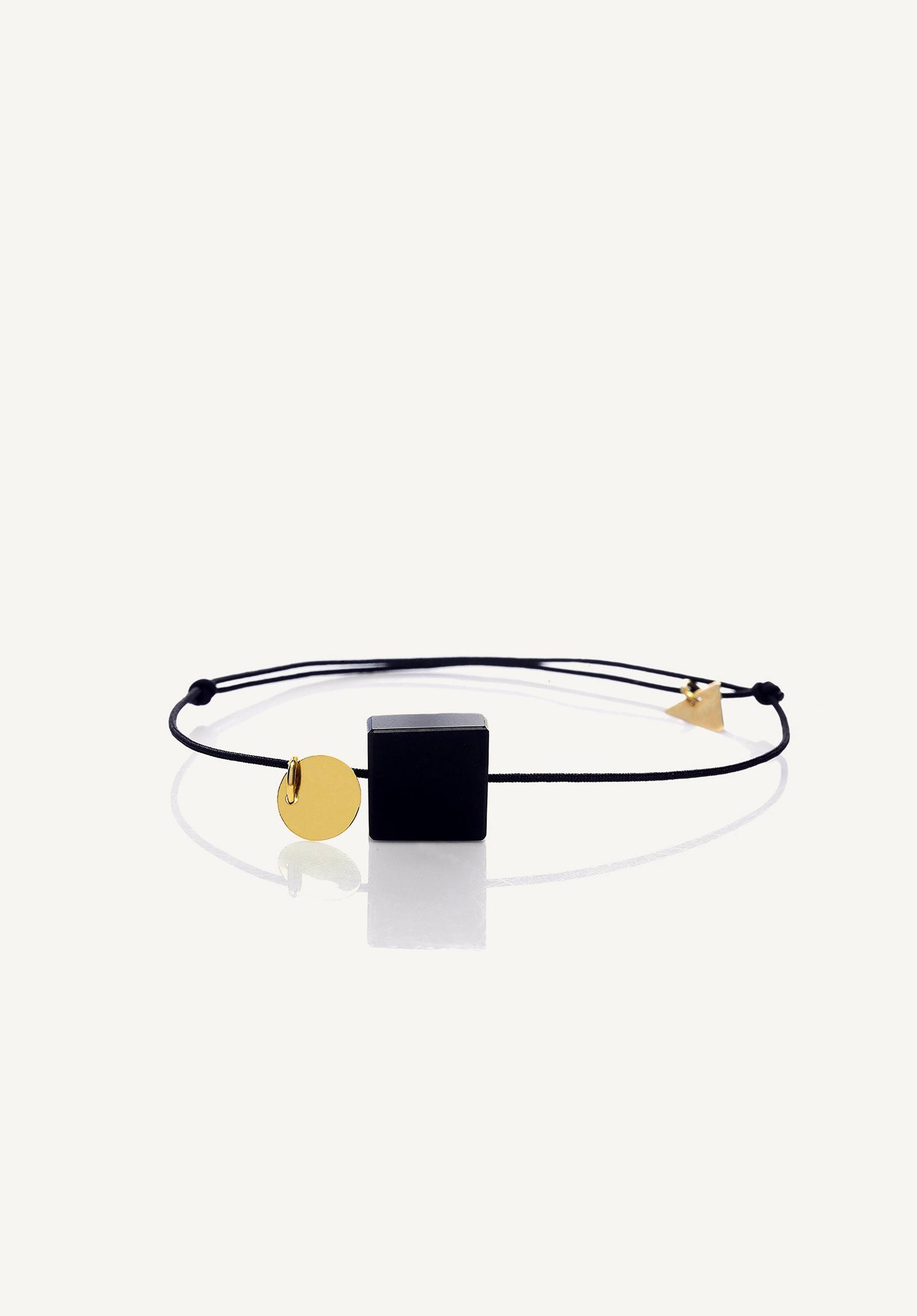 BRAZALETE OBSIDIANA 18K | PROTECCIÓN