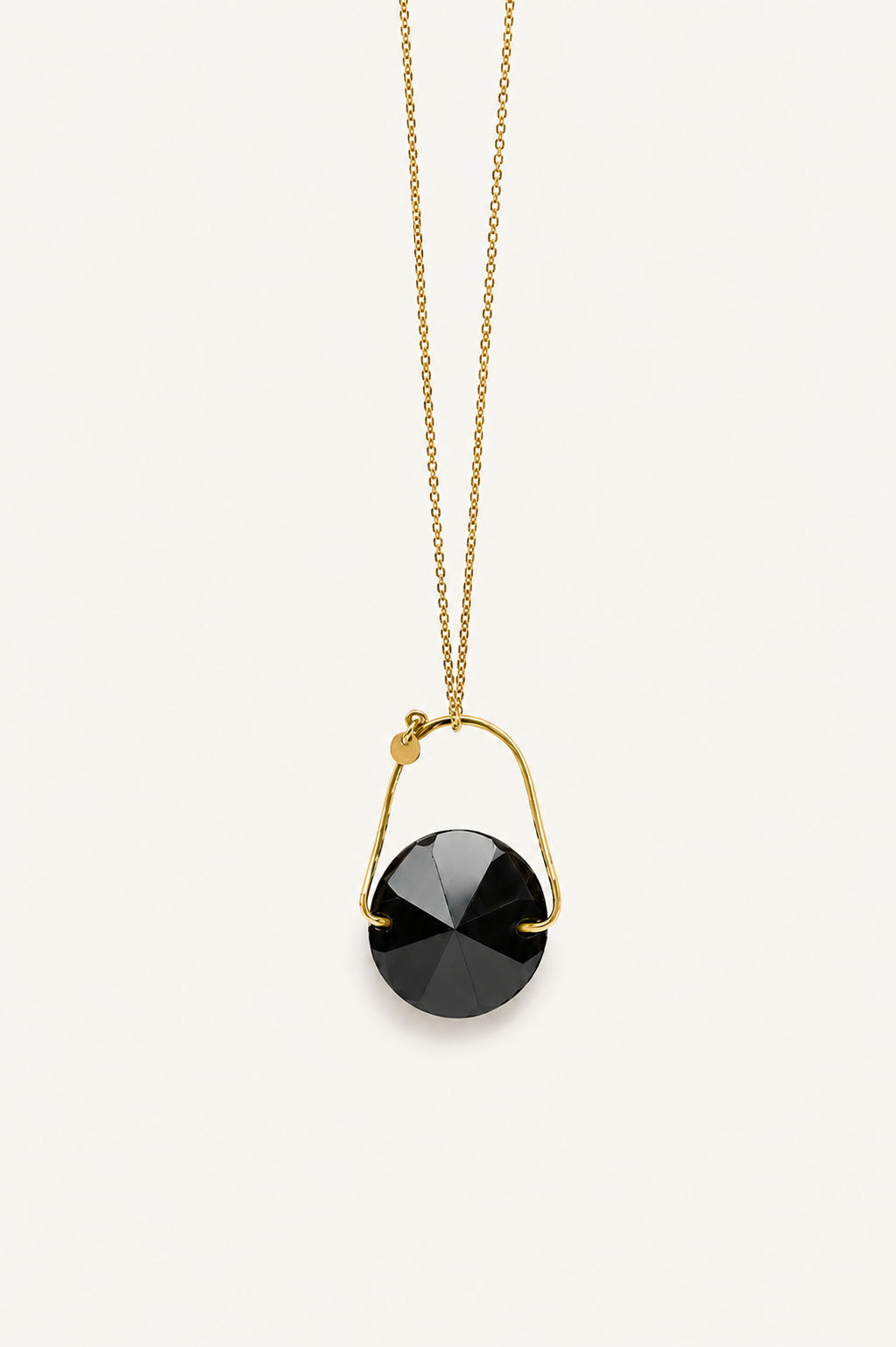 COLLIER/BAGUE DIAMANT NOIR