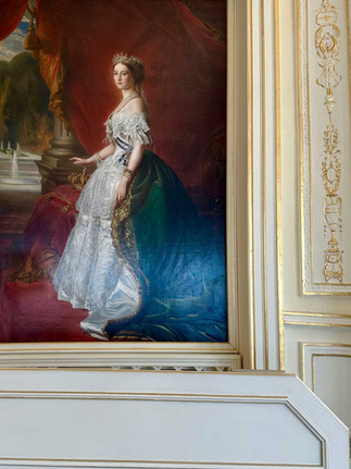 Portrait d'Eugenie à l'Hotel du Palais de Biarritz