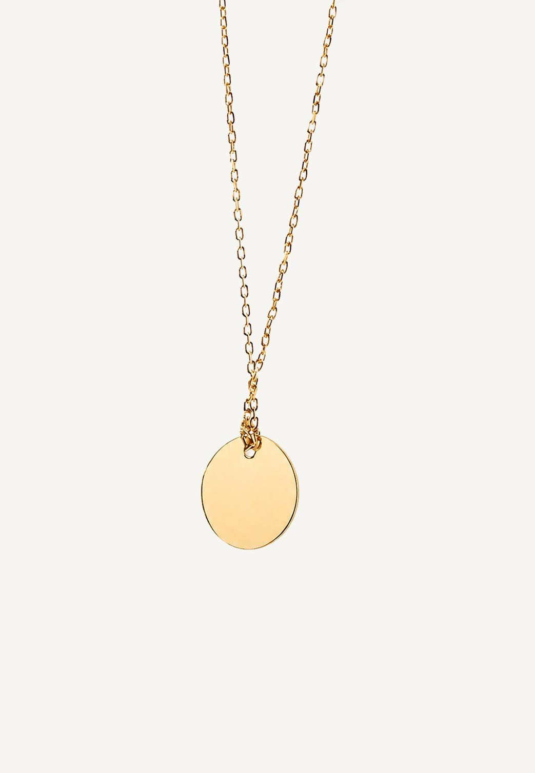 Collier Disque Solaire Qori  Or jaune