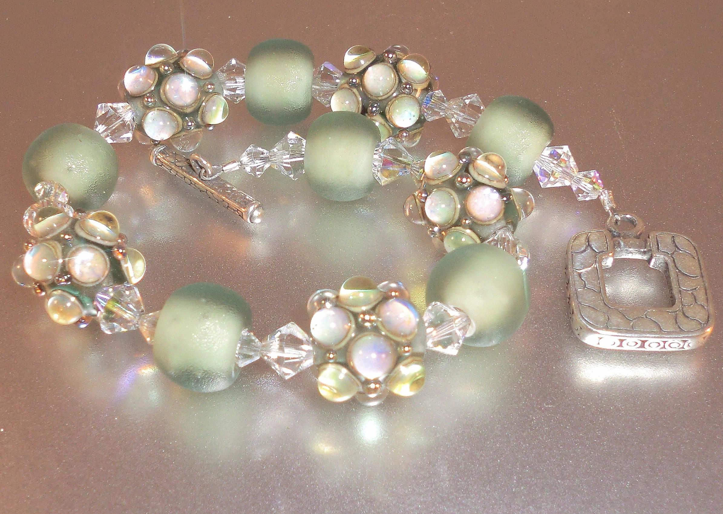 Grey Bauble Bracelet