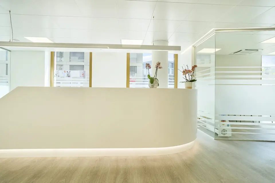 Praxisarchitekten Empfang Kinderarzt