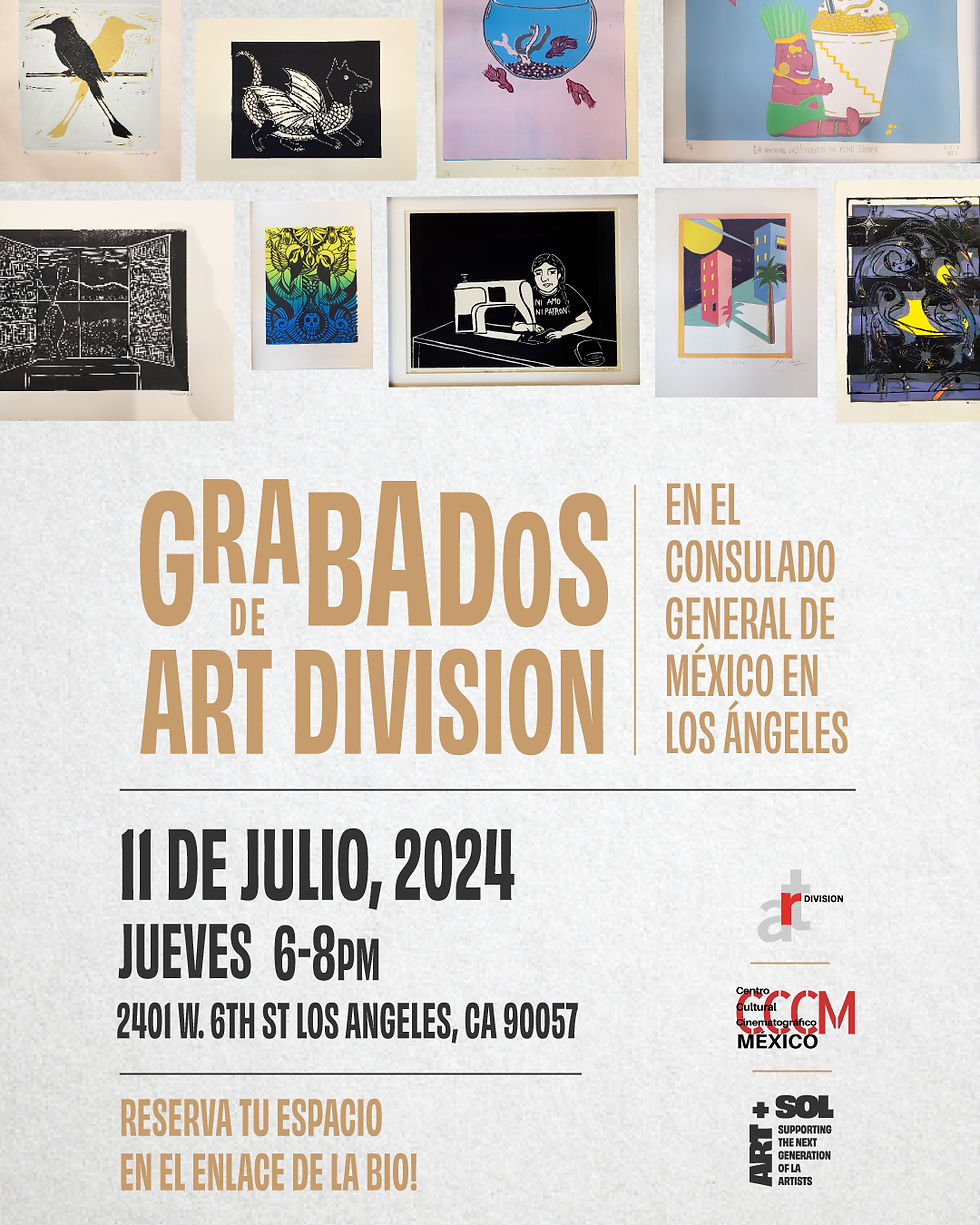 Exhibición de grabados por estudiantes de Art Division
