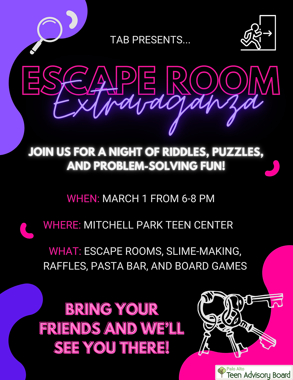 TAB Event: Escape Room