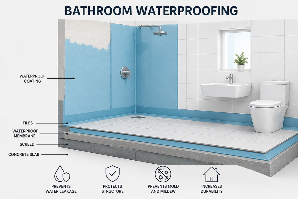 Bathroom Waterproofing Sunshine