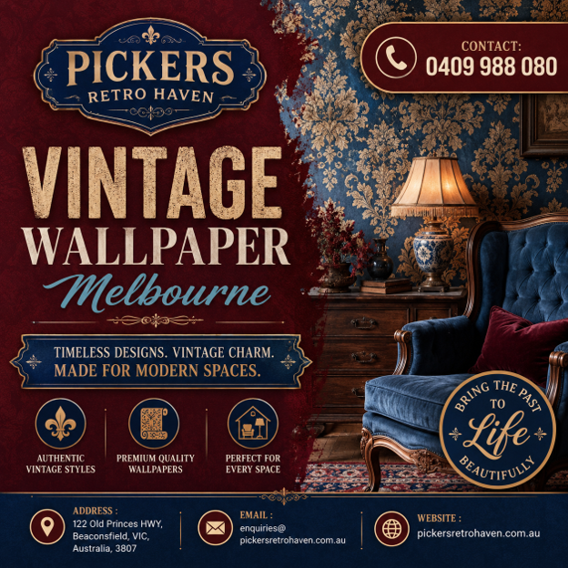 Vintage Wallpaper Melbourne
