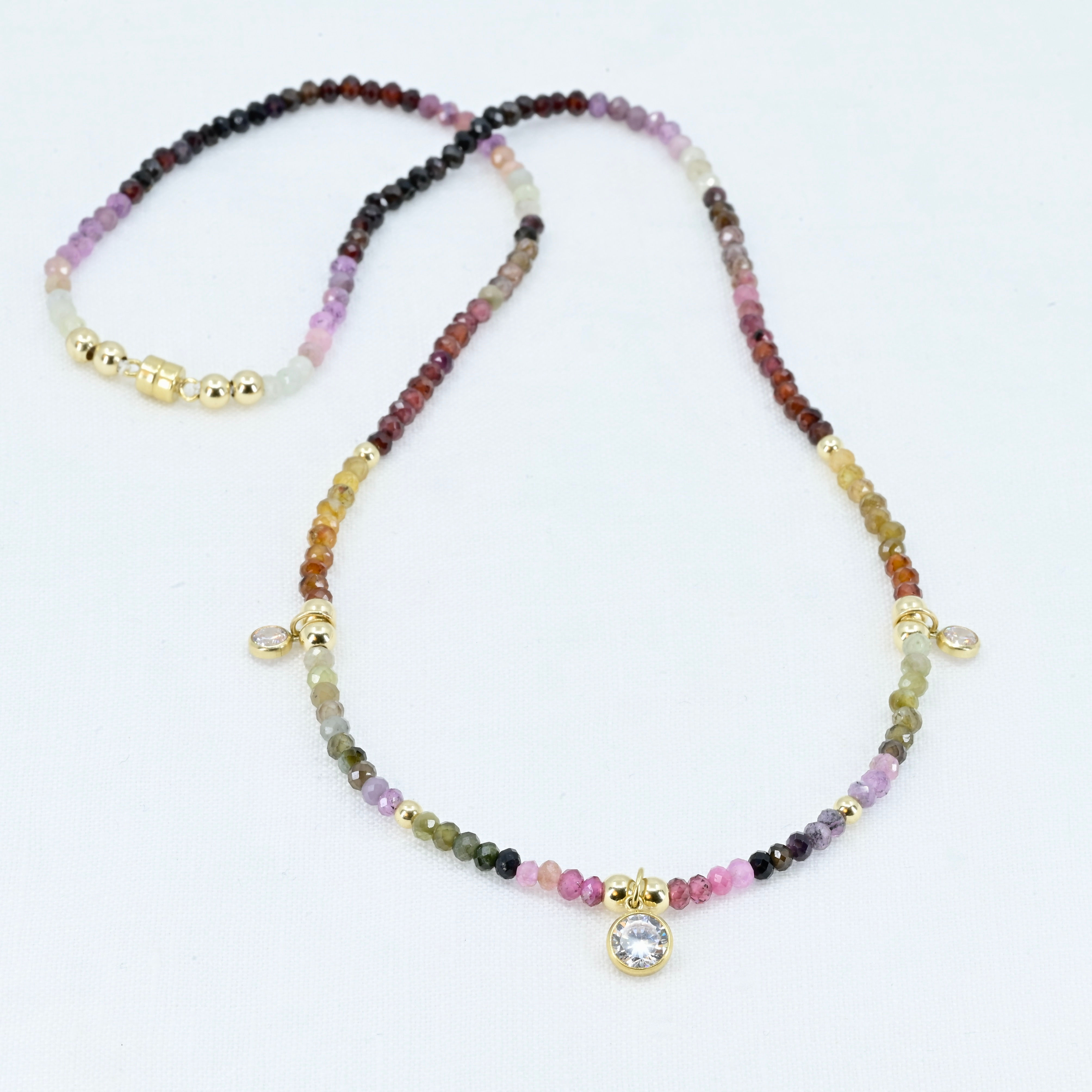 ZIRCON & TOURMALINE NECKLACE