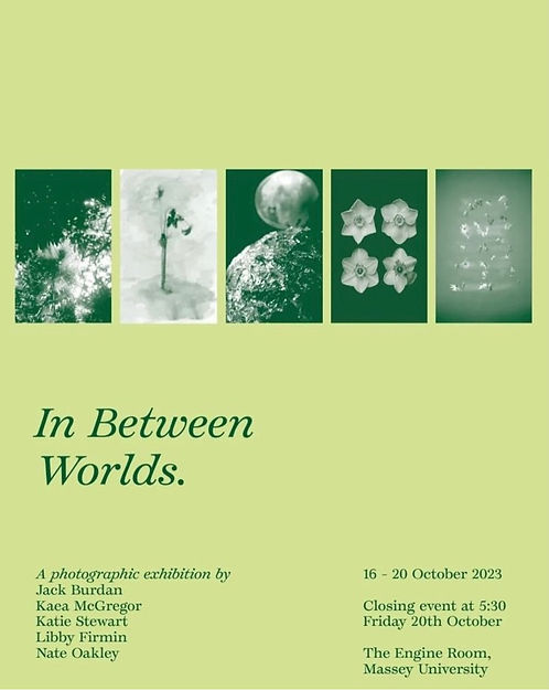 In Between World Exhibition poster